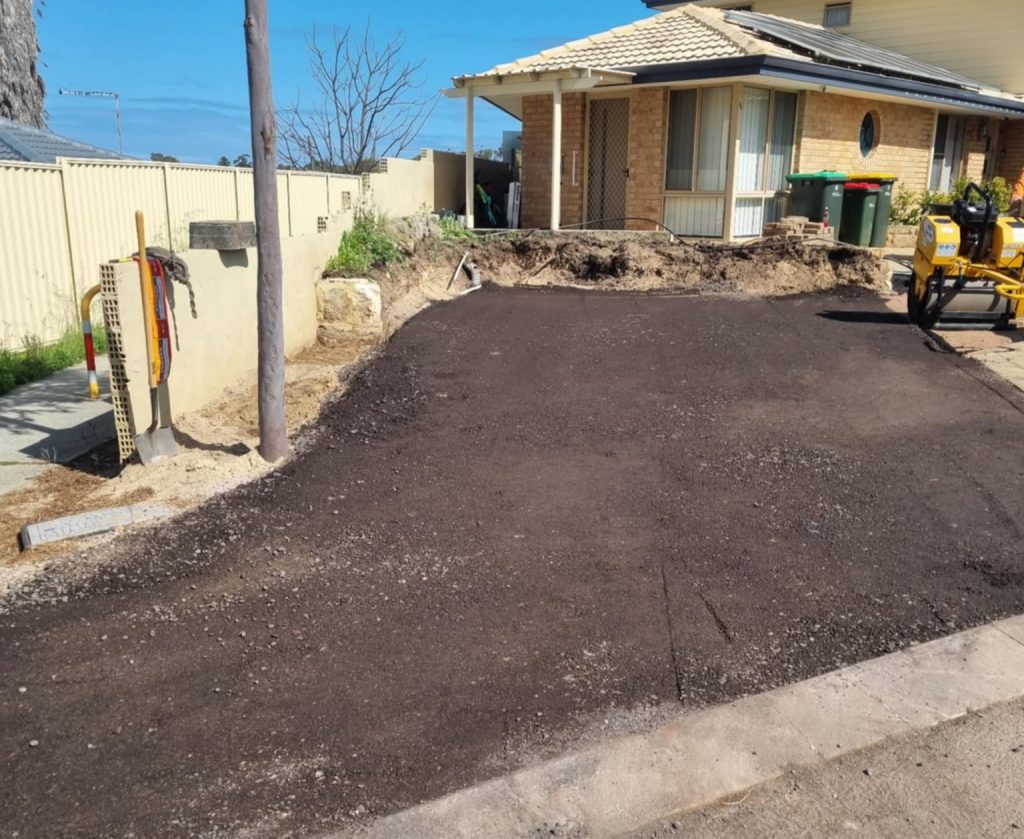 A Recent Site Clearing Project to Create a Caravan Hardstand